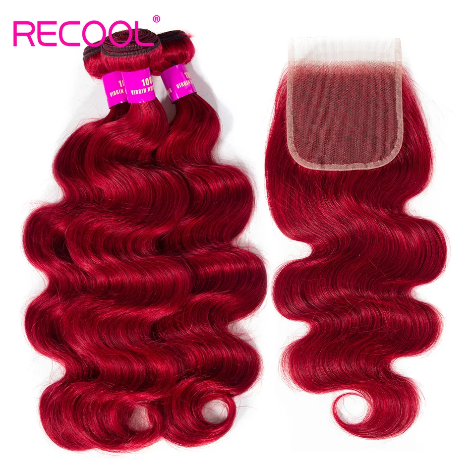 Recool Ombre Brazilian Body Wave Human Hair Bundles with Lace Closure Free/Middle Part Remy Hair Weave 3 Bundles with Closure
Recool Ombre Brazilian Body Wave Human Hair Bundles with Lace Closure Free/Middle Part Remy Hair Weave 3 Bundles with Closure