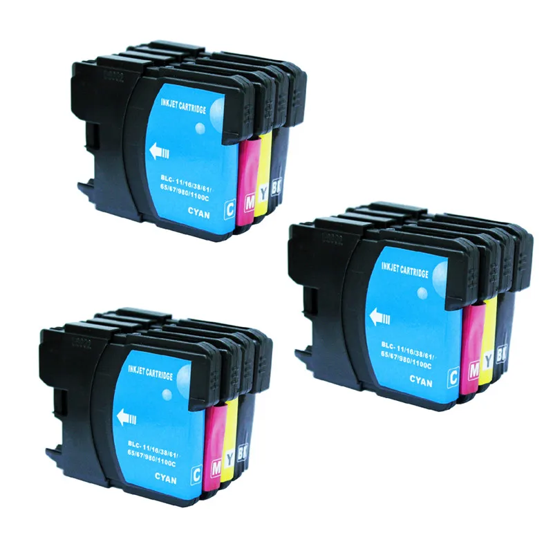 Ink Cartridge LC11 LC16 LC65 LC67 LC980 LC1100 Replacement For Brother MFC-J615W MFC-J615N MFC-670CD MFC-J700D MFC-J700DW
Ink Cartridge LC11 LC16 LC65 LC67 LC980 LC1100 Replacement For Brother MFC-J615W MFC-J615N MFC-670CD MFC-J700D MFC-J700DW