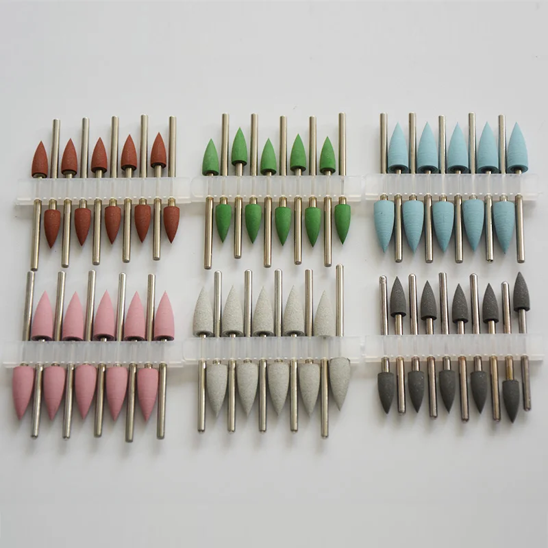 50 Pieces Universal Silicone Flexible Resin Polisher Burs Dental Lab Jewelry Rubber Grinding Polishing Tool Sets
50 Pieces Universal Silicone Flexible Resin Polisher Burs Dental Lab Jewelry Rubber Grinding Polishing Tool Sets