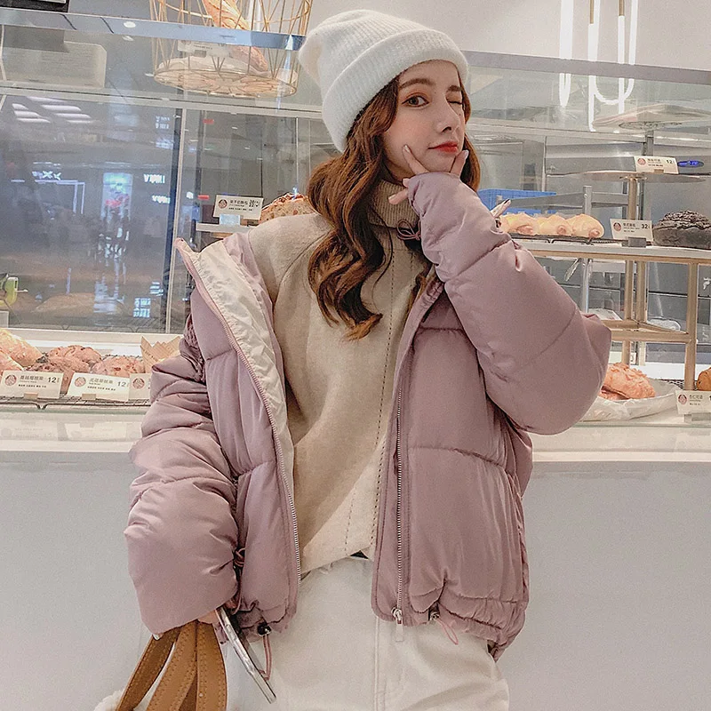 Winter Women Short parkas coat Autumn Winter Casual hooded parkas coat bat sleeved style female thick warm sintepon jacket
Winter Women Short parkas coat Autumn Winter Casual hooded parkas coat bat sleeved style female thick warm sintepon jacket