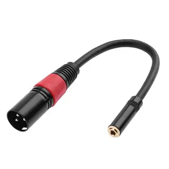 0.2m XLR 3 Pin Male Plug to 3.5mm TRS 1/8inch Female Stereo Audio Adapter Microphone Extension Cable Wire
0.2m XLR 3 Pin Male Plug to 3.5mm TRS 1/8inch Female Stereo Audio Adapter Microphone Extension Cable Wire