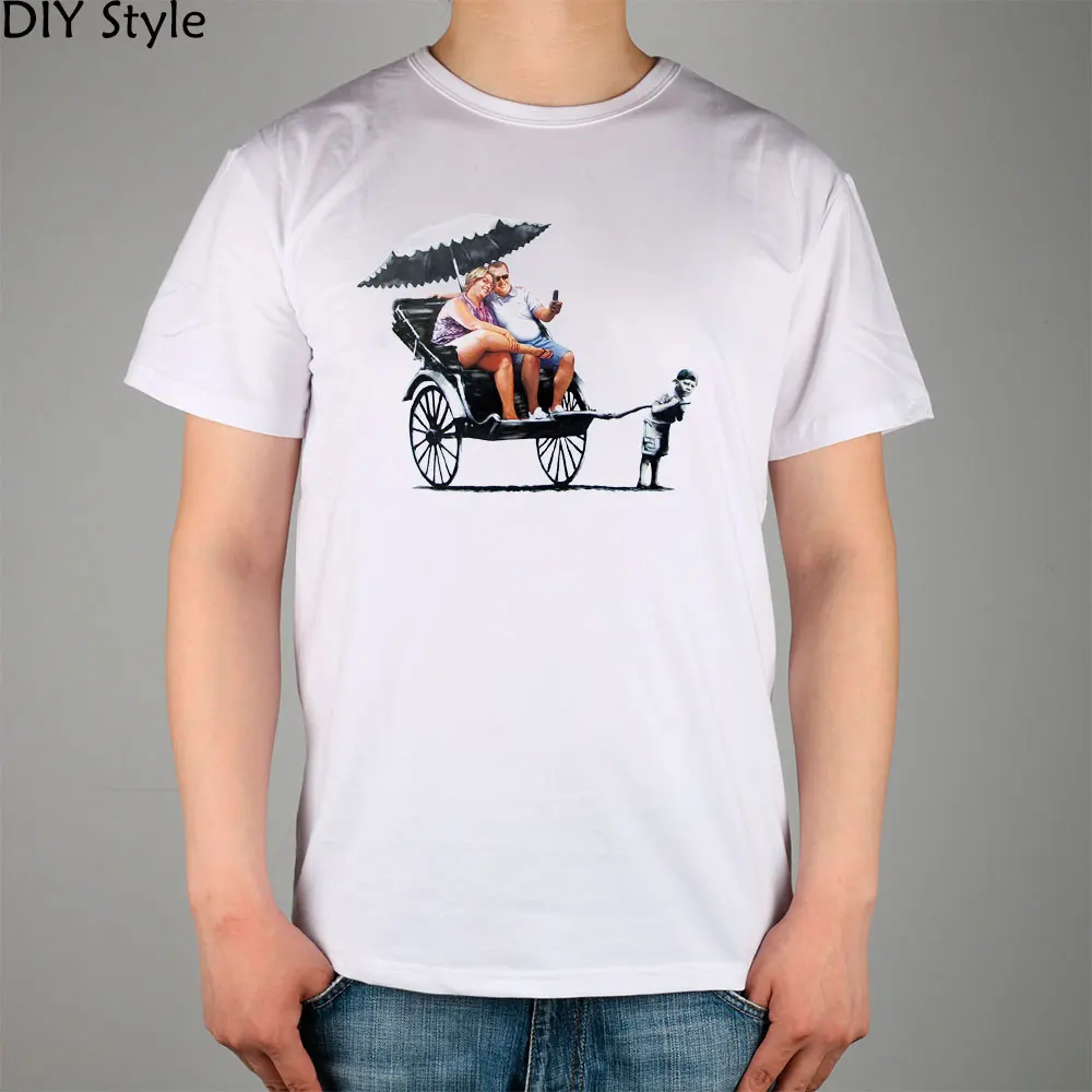 RICKSHAW FAT COUPLE LITTLE BOY BANKSY t-shirt top Lycra cotton Fashion Brand t shirt men new High Quality
RICKSHAW FAT COUPLE LITTLE BOY BANKSY t-shirt top Lycra cotton Fashion Brand t shirt men new High Quality