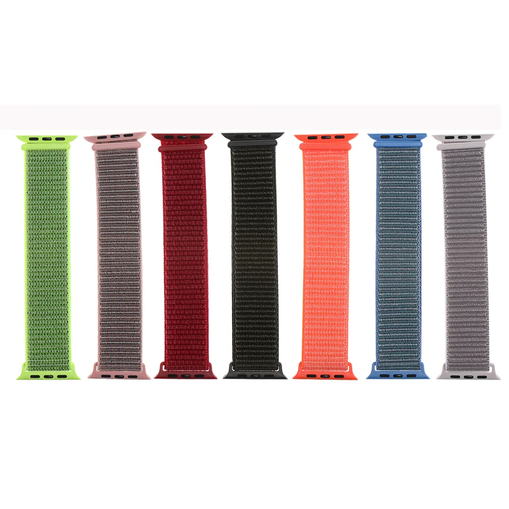 Sport loop Strap For Apple Watch band 40mm 38mm for i watch band 44mm 40mm correa pulseira 42mm 44 mm nylon watchband
Sport loop Strap For Apple Watch band 40mm 38mm for i watch band 44mm 40mm correa pulseira 42mm 44 mm nylon watchband