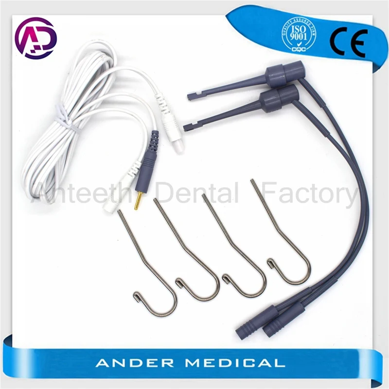 Dental Morita Endodontic treatment apex locator cable measuring wire probe cord file holders with 4 hooks lip clips
Dental Morita Endodontic treatment apex locator cable measuring wire probe cord file holders with 4 hooks lip clips