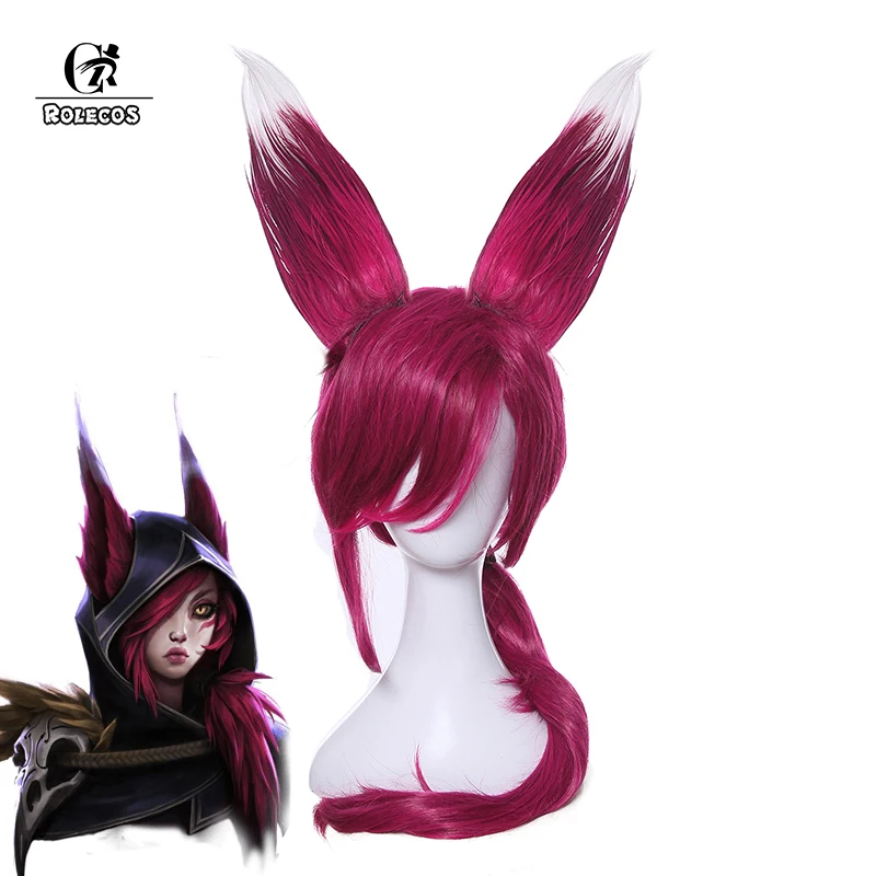 ROLECOS Game Character LOL Cosplay Headwear Xayah Cosplay 70cm/27.56inches Long Purple Cosplay Synthetic Hair
ROLECOS Game Character LOL Cosplay Headwear Xayah Cosplay 70cm/27.56inches Long Purple Cosplay Synthetic Hair