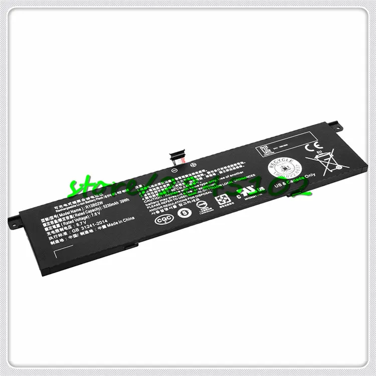 GYIYGY 7.6V 39Wh R13B02W R13B01W Battery For Xiaomi Mi Air 13.3" Inch Series for fingerprinted and non-fingerprinted Version
GYIYGY 7.6V 39Wh R13B02W R13B01W Battery For Xiaomi Mi Air 13.3" Inch Series for fingerprinted and non-fingerprinted Version