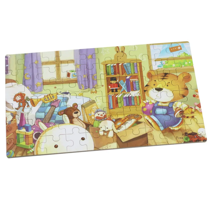 60Pcs Wooden Puzzles For Kids Children Development Toys Best Gift Cartoon Image Animal Jigsaw Box Baby Early Educational Toy
60Pcs Wooden Puzzles For Kids Children Development Toys Best Gift Cartoon Image Animal Jigsaw Box Baby Early Educational Toy