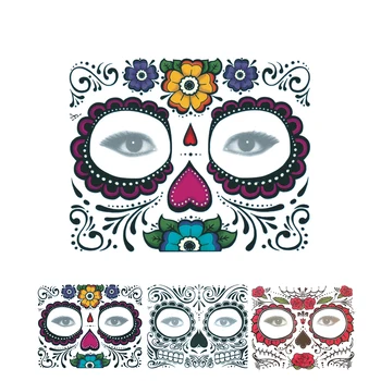 Skull Long Lasting Full Face Mask Halloween Cool Beauty Tattoo Waterproof Costume Makeup Cosplay Sticker
Skull Long Lasting Full Face Mask Halloween Cool Beauty Tattoo Waterproof Costume Makeup Cosplay Sticker