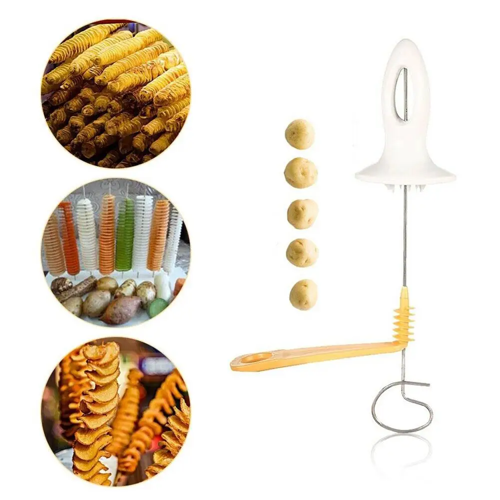 New Potato Vegetable Spiral Cutter Chips Twist Slicer Shredder Kitchen Cooking Tool
New Potato Vegetable Spiral Cutter Chips Twist Slicer Shredder Kitchen Cooking Tool