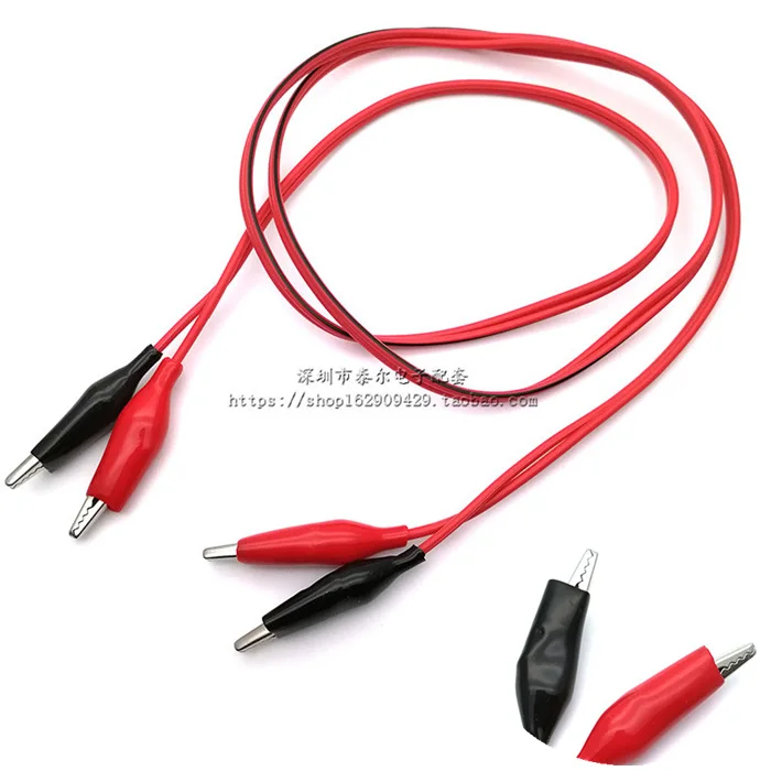Wholesale 1Pcs 1meter Double Red and Black Clips Crocodile Cable Alligator Jumper Wire Test Leads
Wholesale 1Pcs 1meter Double Red and Black Clips Crocodile Cable Alligator Jumper Wire Test Leads