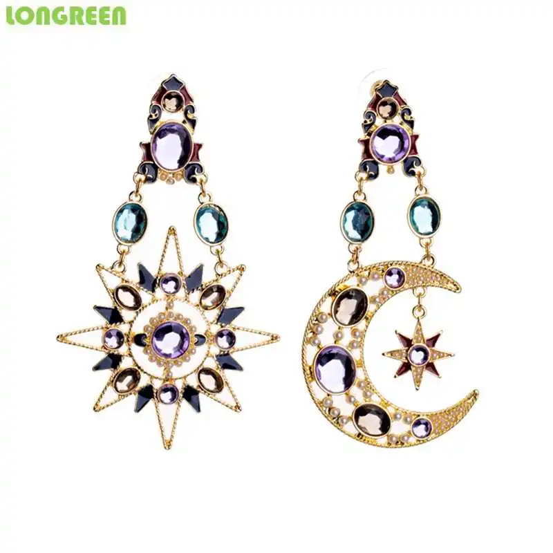 Moon Star Earrings Metal Deer Pearl Luxury Jewelry Conch Bird Earring Fashion Zirconia Rainbow Jewelry For Gift Party
Moon Star Earrings Metal Deer Pearl Luxury Jewelry Conch Bird Earring Fashion Zirconia Rainbow Jewelry For Gift Party