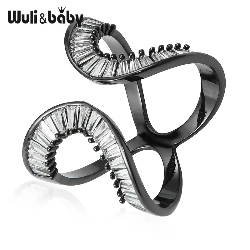 Wuli&baby Fashion Rhinestone Black Ring Women's Quality Black Party Adjustable Opening Ring
Wuli&baby Fashion Rhinestone Black Ring Women's Quality Black Party Adjustable Opening Ring