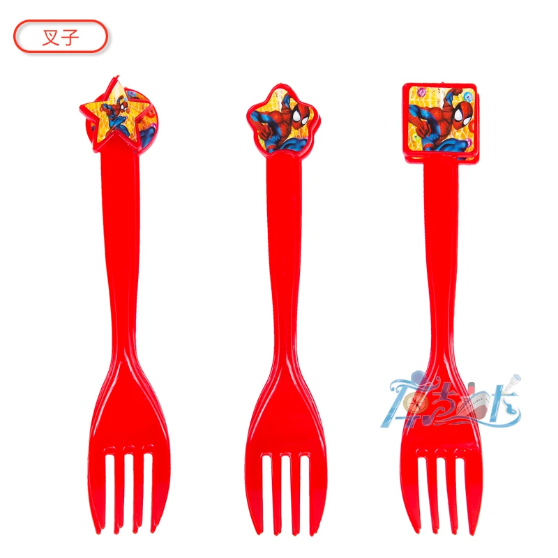 High Quality 36pcs spoon knife fork Spider Man themes for Kids Birthday Party Decoration Set Party Supplies
High Quality 36pcs spoon knife fork Spider Man themes for Kids Birthday Party Decoration Set Party Supplies