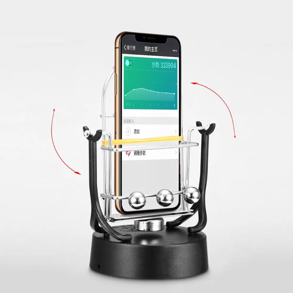 Creative Swing Automatic Shake Phone Wiggler for WeChat Motion Number of Brush Steps Set Home Decorative Shelves 2019 New
Creative Swing Automatic Shake Phone Wiggler for WeChat Motion Number of Brush Steps Set Home Decorative Shelves 2019 New
