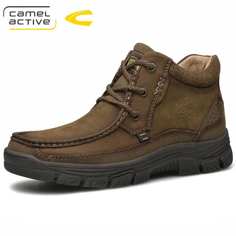 Camel Active NEW Winter Men Boots With Fur Genuine Leather Ankle Boots Men Western Lace-Up Fashion Riding Boots Snow Boots
Camel Active NEW Winter Men Boots With Fur Genuine Leather Ankle Boots Men Western Lace-Up Fashion Riding Boots Snow Boots