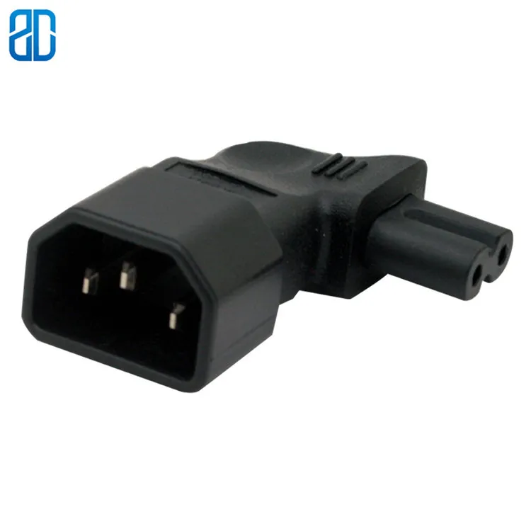 C14-C7 Left Bend AC Power Adapter IEC320 IEC 320 C14 Connector to C7 90 Degree Left Right Angled Power Male to Female
C14-C7 Left Bend AC Power Adapter IEC320 IEC 320 C14 Connector to C7 90 Degree Left Right Angled Power Male to Female