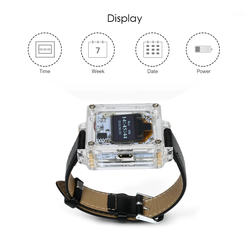 SCM Awesome Transparent LED Watch DIY LED Digital Tube Wristwatch Electronic Watch DIY Kit
SCM Awesome Transparent LED Watch DIY LED Digital Tube Wristwatch Electronic Watch DIY Kit