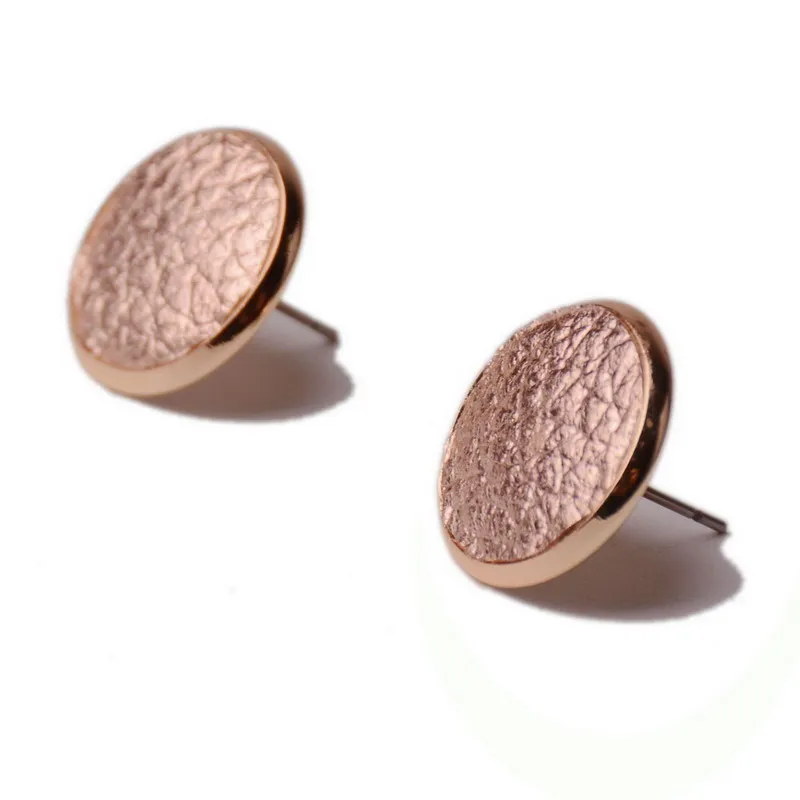 Rainbery Boho Genuine Leather Round Stud Statement Earrings For Fashion Trendy Jewelry Women Leather Alloy Stud Earrings JE0945
Rainbery Boho Genuine Leather Round Stud Statement Earrings For Fashion Trendy Jewelry Women Leather Alloy Stud Earrings JE0945
