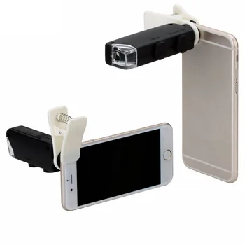 60X to 100X Zoom LED Microscope Magnifier Micro Mobile Phone Lens Camera with Universal Clip For iPhone Samsung HTC Huawei
60X to 100X Zoom LED Microscope Magnifier Micro Mobile Phone Lens Camera with Universal Clip For iPhone Samsung HTC Huawei