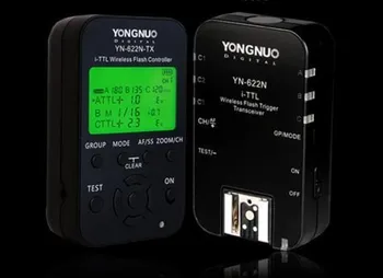 YONGNUO YN-622N-TX LCD Wireless iTTL Flash Controller Trigger with LCD screen+ 1 pcs YN-622N for Nikon DSLR camera
YONGNUO YN-622N-TX LCD Wireless iTTL Flash Controller Trigger with LCD screen+ 1 pcs YN-622N for Nikon DSLR camera