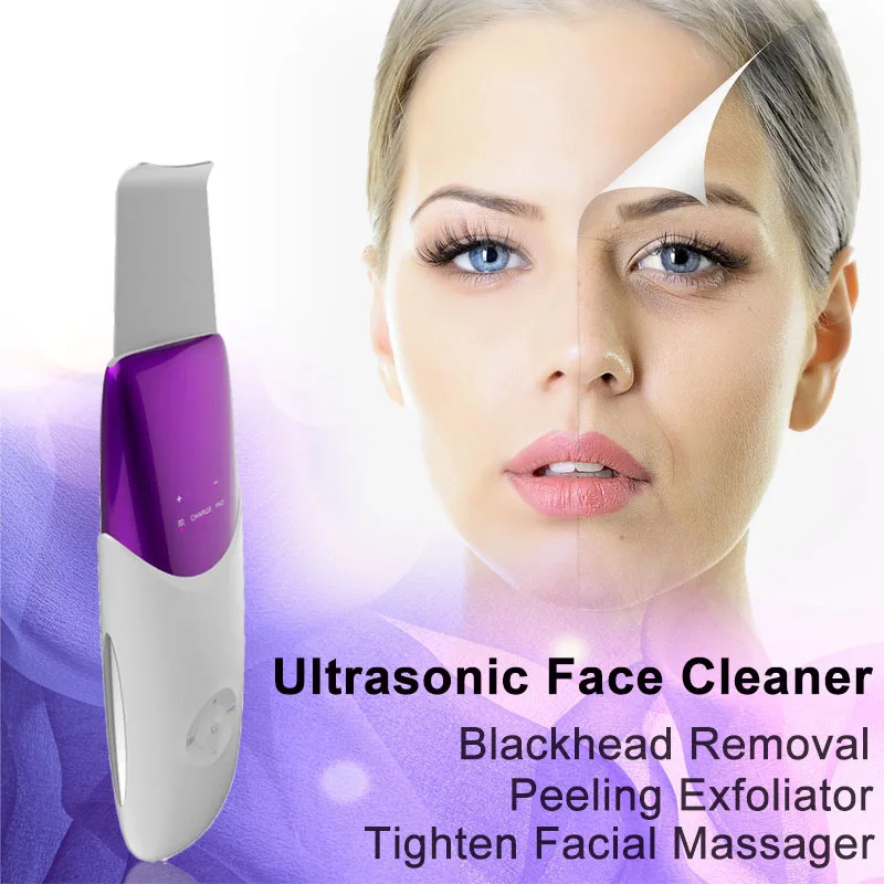 Ultrasonic Face Pore Cleaner Skin Scrubber Blackhead Removal Peeling Exfoliator Deep Cleansing Care Household BeautyMachine
Ultrasonic Face Pore Cleaner Skin Scrubber Blackhead Removal Peeling Exfoliator Deep Cleansing Care Household BeautyMachine