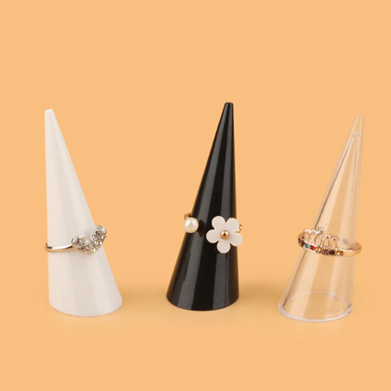 1PC Plastic Finger Cone Fingertip Ring Stand Display Showcase Holder Storage 3 Color
1PC Plastic Finger Cone Fingertip Ring Stand Display Showcase Holder Storage 3 Color