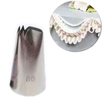 TTLIFE 1Pcs Pastry Nozzles High Quality 304 Stainless Steel Icing Piping Nozzles Cream Tips Cake Decorating Tools Bakeware #86
TTLIFE 1Pcs Pastry Nozzles High Quality 304 Stainless Steel Icing Piping Nozzles Cream Tips Cake Decorating Tools Bakeware #86