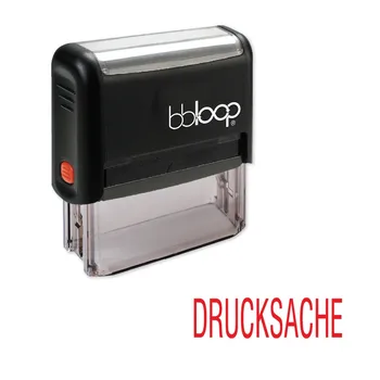 BBloop German Language "DRUCKSACHE" Self-Inking Stamp, Rectangular, Laser Engraved, RED
BBloop German Language "DRUCKSACHE" Self-Inking Stamp, Rectangular, Laser Engraved, RED