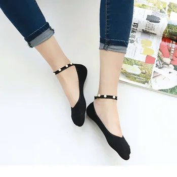 1 Pair Women Fashion Lace Simulated Pearl Socks Anti-slip Silicone Spring Summer Business Casual Comfortable Invisible Socks
1 Pair Women Fashion Lace Simulated Pearl Socks Anti-slip Silicone Spring Summer Business Casual Comfortable Invisible Socks