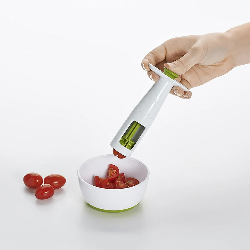 1 pc Grape Slicer Food -Grade Plastic Grape Tomato And Cherry Cutter Salad Vegetable Fruit Cutter Tools
1 pc Grape Slicer Food -Grade Plastic Grape Tomato And Cherry Cutter Salad Vegetable Fruit Cutter Tools