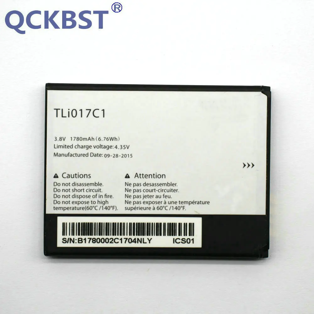 QCKBST 1780mAh TLI017C1 battery For Alcatel One Touch PIXI 3 4.5" 5019D 5017D 5017A 5017X 5017 5027B TLi017C1
QCKBST 1780mAh TLI017C1 battery For Alcatel One Touch PIXI 3 4.5" 5019D 5017D 5017A 5017X 5017 5027B TLi017C1