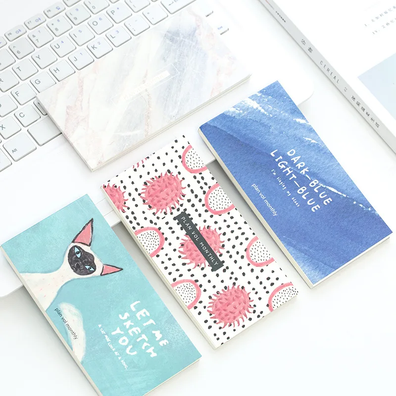 Monthly Planner Learning efficiency notebook Organizer 50 sheets 80*160mm 1 piece random color
Monthly Planner Learning efficiency notebook Organizer 50 sheets 80*160mm 1 piece random color