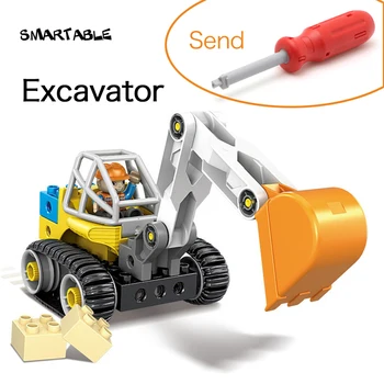 Smartable Engineering Excavator Big Building Blocks Toy Set For Early Child Educational Compatible Duplo Christmas Gift
Smartable Engineering Excavator Big Building Blocks Toy Set For Early Child Educational Compatible Duplo Christmas Gift