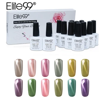 Elite99 10ml Jade Cat Eye Gel Varnish 12 Pieces/lot Gray Color Nail Polishes Gel With Gift Box Shell Effect Nail Art Gel Polish
Elite99 10ml Jade Cat Eye Gel Varnish 12 Pieces/lot Gray Color Nail Polishes Gel With Gift Box Shell Effect Nail Art Gel Polish