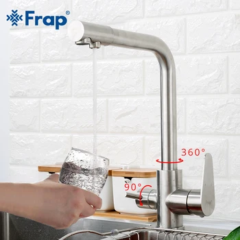 Frap kitchen faucet with filtered water 304 stainless steel mixer drinking faucet Kitchen sink tap torneira para cozinha F4348
Frap kitchen faucet with filtered water 304 stainless steel mixer drinking faucet Kitchen sink tap torneira para cozinha F4348