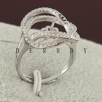 Fashion Pearl Ring Mountings, Ring Findings, Ring Jewelry Parts Fittings Charm Accessories Silver Jewellery
Fashion Pearl Ring Mountings, Ring Findings, Ring Jewelry Parts Fittings Charm Accessories Silver Jewellery