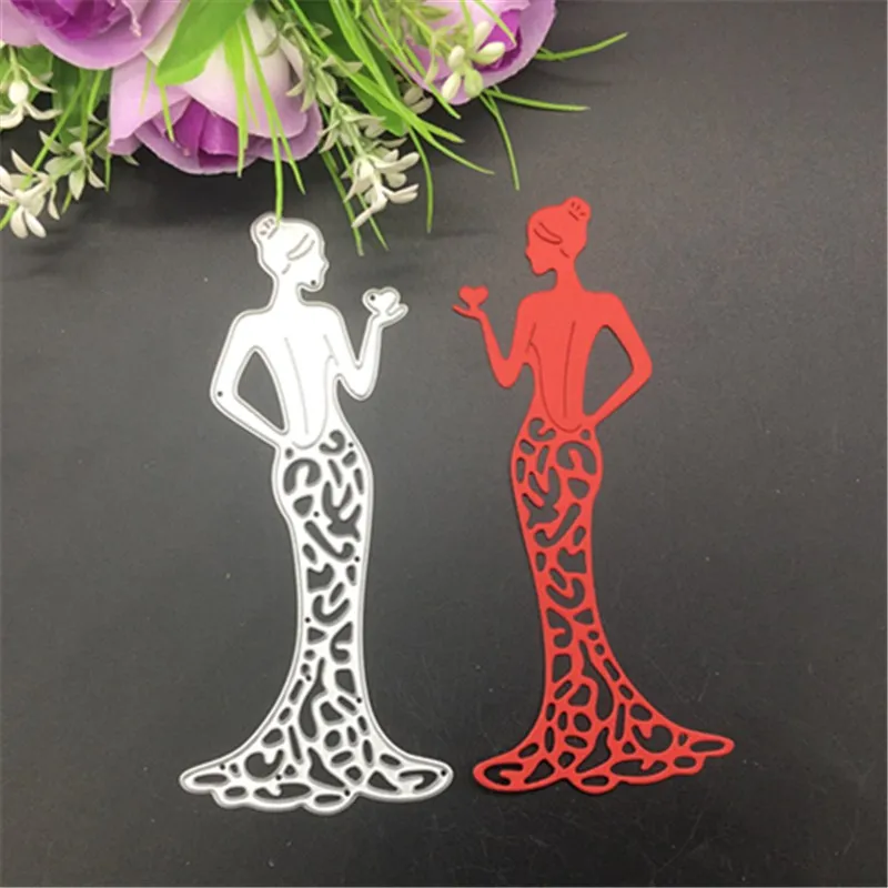 Metal cutting dies beauty lady heart dress girl Scrapbook card album paper craft home decoration embossing stencils cutter
Metal cutting dies beauty lady heart dress girl Scrapbook card album paper craft home decoration embossing stencils cutter