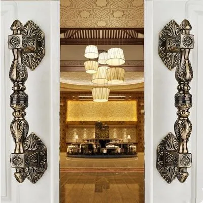 Popular Glass Pull Door Handle-Buy Cheap Glass Pull Door Handle 350mm vintage big gate /door handles bronze glass door handles antique brass wood door pulls - Popular Glass Pull Door Handle-Buy Cheap Glass Pull Door Handle