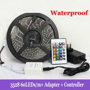 Free Shipping 3528 LED Strip Waterproof 12V 60LEDs/m+24W Adapter Power Supply ,only RGB and Changeable with 24 Keys Controller
Free Shipping 3528 LED Strip Waterproof 12V 60LEDs/m+24W Adapter Power Supply ,only RGB and Changeable with 24 Keys Controller