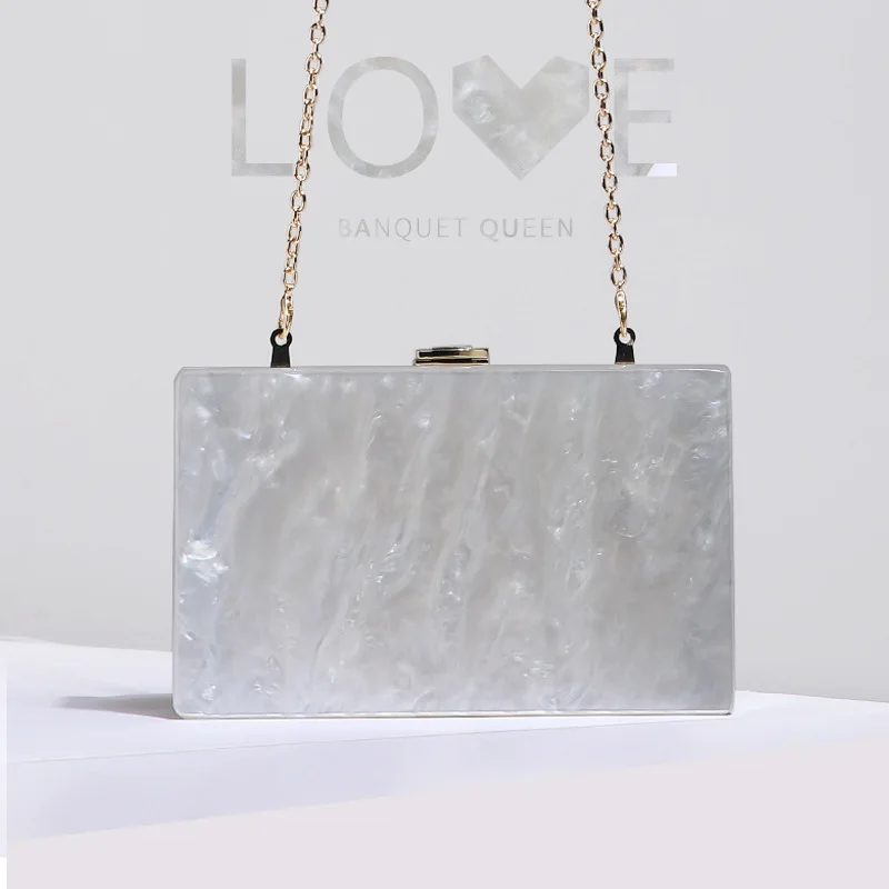 Pearl White Red Blue Black Acrylic Box Shell Flap Evening Handbags Brand Summer Travel Girl Lady Party Pvc Wallet Bolsa Feminina
Pearl White Red Blue Black Acrylic Box Shell Flap Evening Handbags Brand Summer Travel Girl Lady Party Pvc Wallet Bolsa Feminina