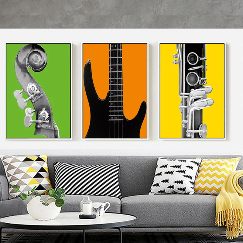 SURELIFE Modern Musical Instrument Prints Poster Wall Art Canvas Paintings POP Pictures Gift for Kids Room Home Decorative
SURELIFE Modern Musical Instrument Prints Poster Wall Art Canvas Paintings POP Pictures Gift for Kids Room Home Decorative