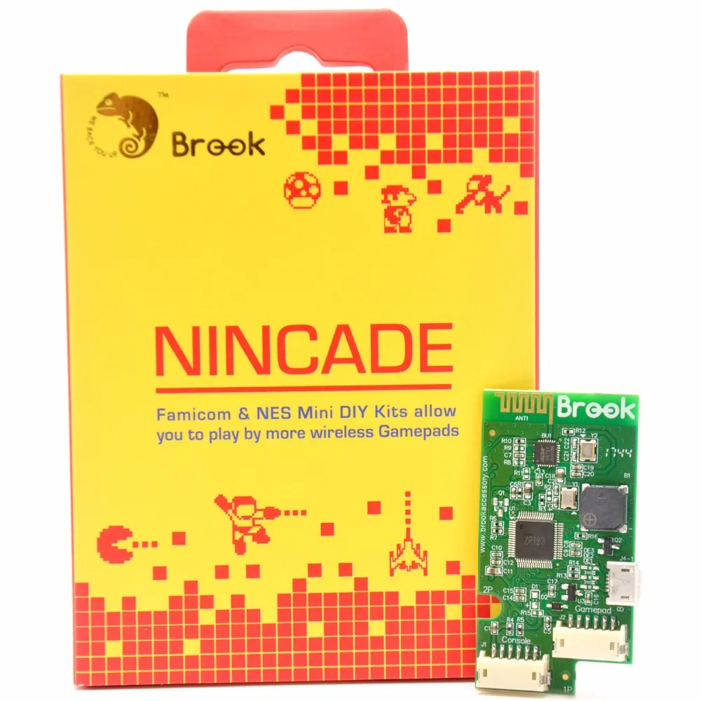Brook NINCADE Board DIY kit for Nintend NES Classic Edition/Mini Family Computer Famicom Play with Wii/PS4/Switch Pro Controller
Brook NINCADE Board DIY kit for Nintend NES Classic Edition/Mini Family Computer Famicom Play with Wii/PS4/Switch Pro Controller