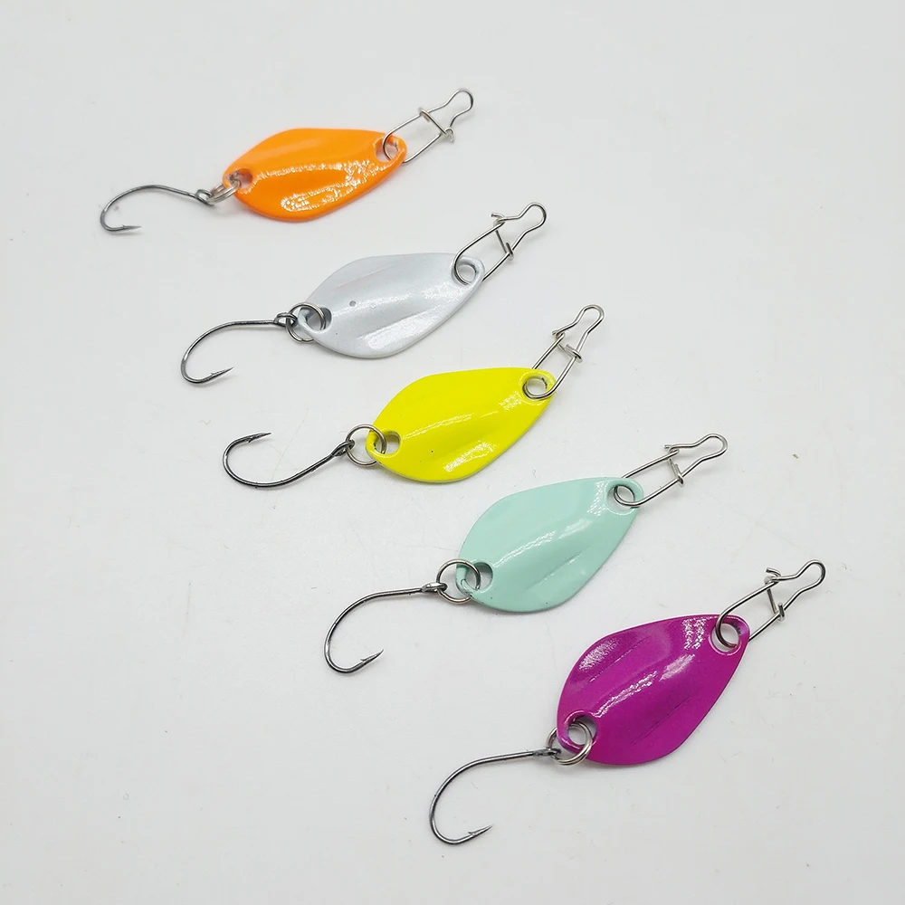 Free Shipping 50pcs/lot Carp Hard Bait Fishing lure Metal Spoon Samll Mini 2g 30mm Single Hook Pesca micro trout ultralight
Free Shipping 50pcs/lot Carp Hard Bait Fishing lure Metal Spoon Samll Mini 2g 30mm Single Hook Pesca micro trout ultralight
