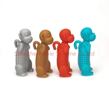 200pcs Animal Loose Tea Leaf Strainer Herbal Spice Filter Diffuser Bag Silicone Monkey Shaped Tea Infuser Strainer Kitchen Tools
200pcs Animal Loose Tea Leaf Strainer Herbal Spice Filter Diffuser Bag Silicone Monkey Shaped Tea Infuser Strainer Kitchen Tools
