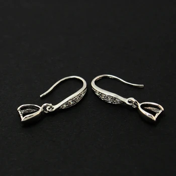 20pair/lot 925 Sterling Silver Earring Hook With Rhinestone 3.5* 25mm DH-BFS014
20pair/lot 925 Sterling Silver Earring Hook With Rhinestone 3.5* 25mm DH-BFS014