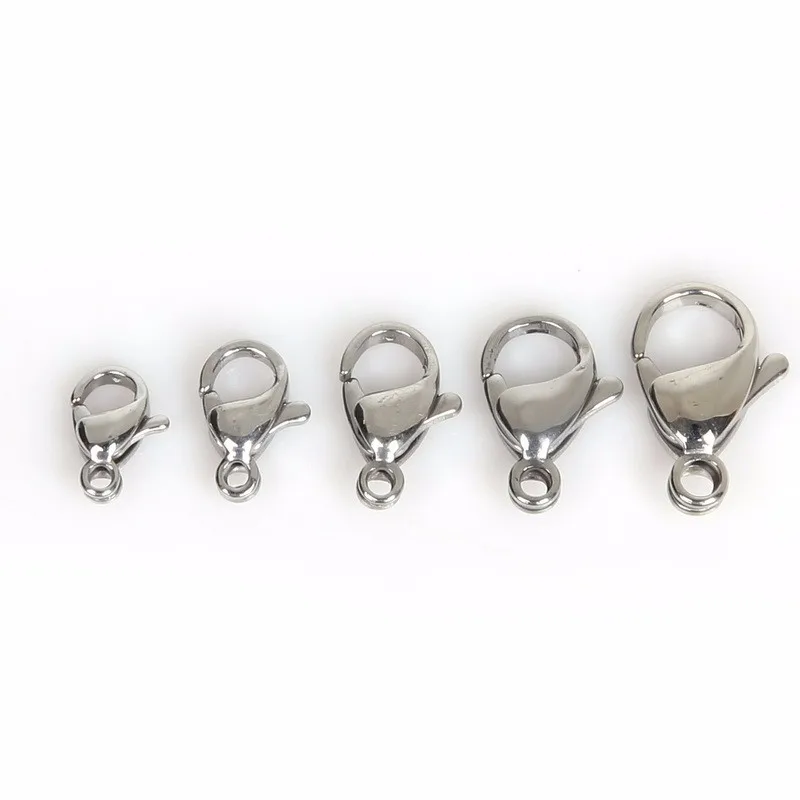 10pcs/lot 9# 10# 11# 12# 15# stainless steel Lobster clasps Hooks for necklace&bracelet chain DIY jewelry findings
10pcs/lot 9# 10# 11# 12# 15# stainless steel Lobster clasps Hooks for necklace&bracelet chain DIY jewelry findings