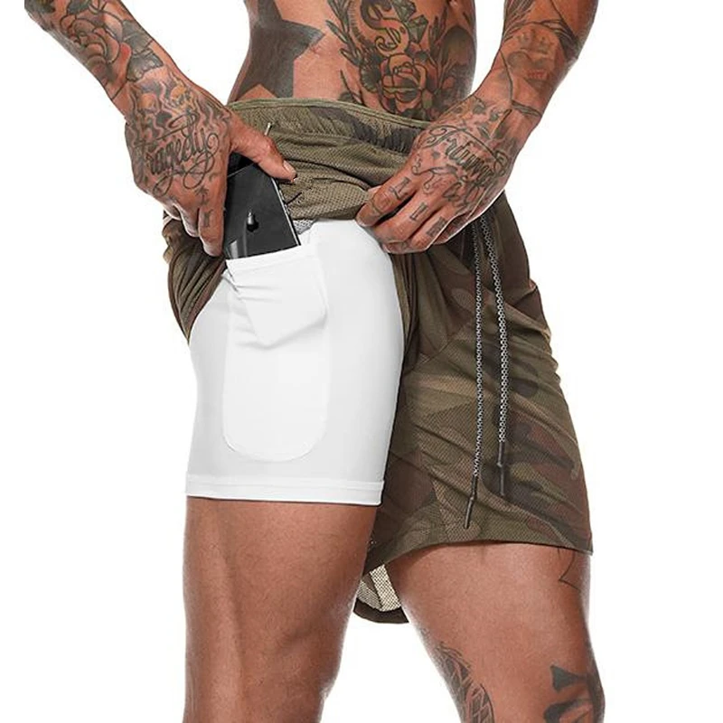 Hot style European and American men's sport slimming fitness double layer fabric muscle jogging shorts
Hot style European and American men's sport slimming fitness double layer fabric muscle jogging shorts