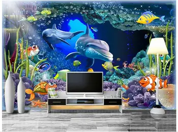 3d photo wallpaper custom 3d wall murals wallpaper Sea world dolphin colorful fish background wall 3d living room wallpaper
3d photo wallpaper custom 3d wall murals wallpaper Sea world dolphin colorful fish background wall 3d living room wallpaper