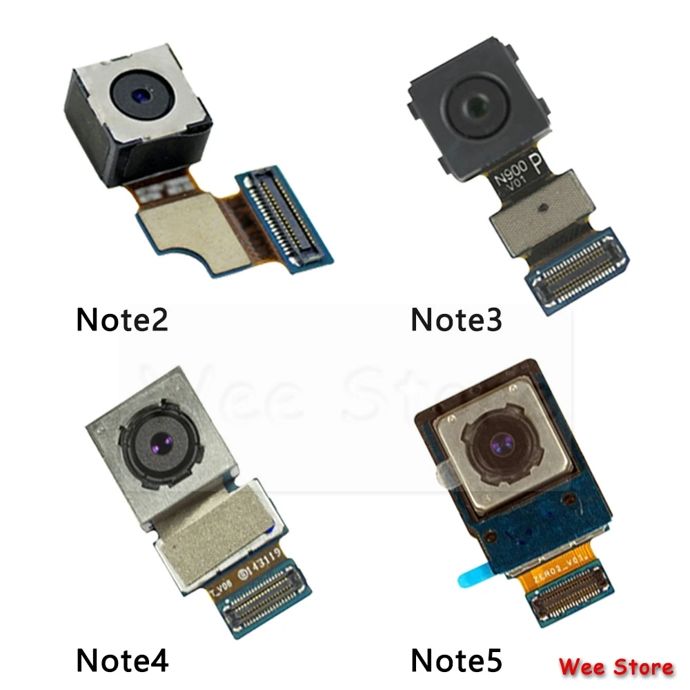 Оригинальная задняя камера Flex для Samsung Galaxy Note 5 4 3 2 N7100 N900 N9005 N910f N910c N920C основная