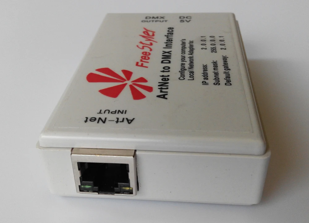 ArtNet to DMX Interface / Controller / Converter,no need to install driver. Perfect for FreeStyler. Art-Net node,art-net gateway
ArtNet to DMX Interface / Controller / Converter,no need to install driver. Perfect for FreeStyler. Art-Net node,art-net gateway